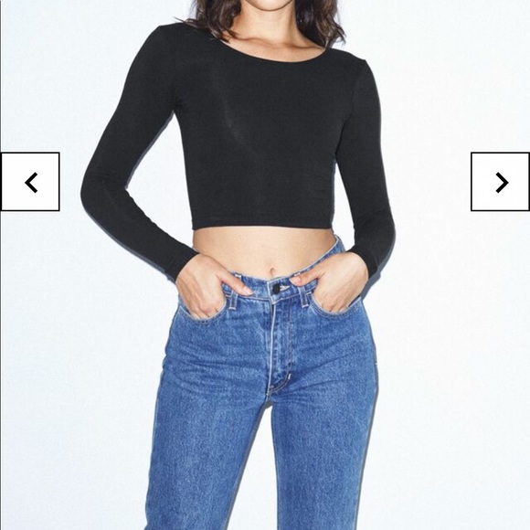 Long sleeve crop top from American Apparel - Picture 1 of 3